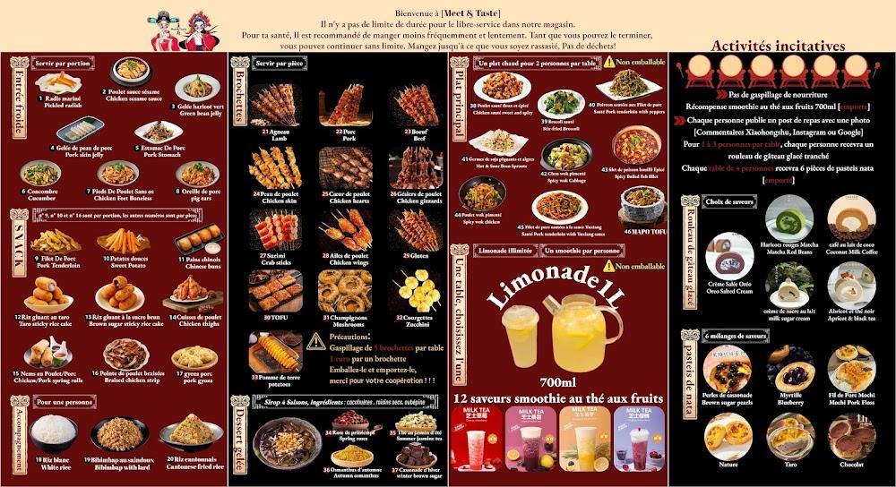 Meet & Taste - Menu Image 1